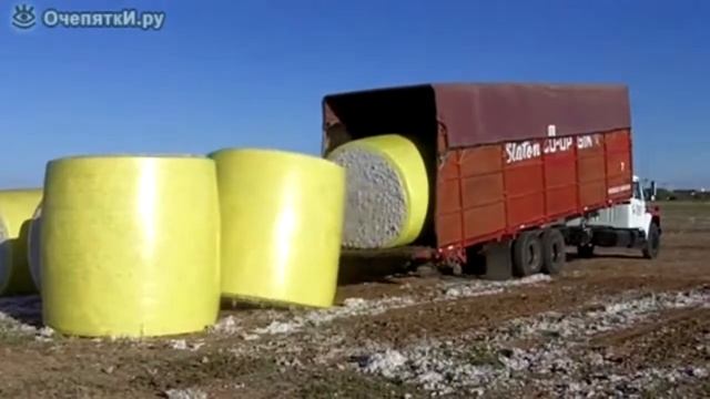 Автоприколы. Умелая погрузка хлопка. смотреть онлайн