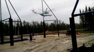 Дороги севера.Полёт трактора