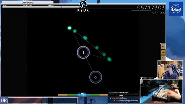 [Live] RyuK | Furries in a Blender - Ridorii [Insane] +HDDT 99.18% {#2 608pp FC} - osu!