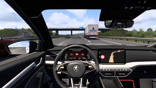 Skoda Octavia 2022 | Euro Truck Simulator 2 [Steering Wheel] - Normal Driving смотреть онлайн