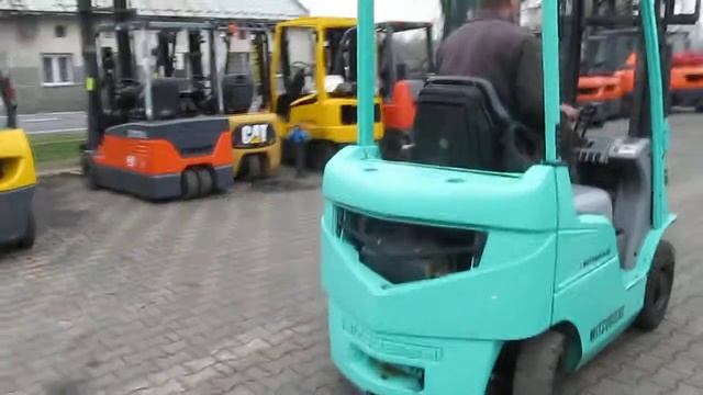 Wózek widłowy czołowy Mitsubishi FD15N смотреть онлайн