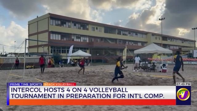 Intercol Host 4 on 4 Volleyball Tournament in Preparation for International Competition
