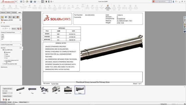 Model-Based Definition - SOLIDWORKS 2019 смотреть онлайн