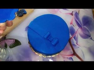 ТОРТ НА ЮБИЛЕЙ часть III оформление торта мастикой
