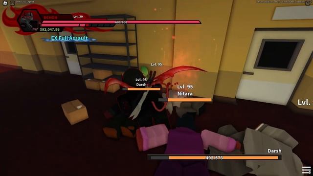 demon ends dojima family office  Roblox Right 2 Fight