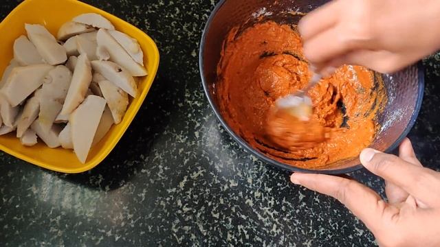 Colocasia Fry  Seppankilangu Fry  Taro Root Fry  Arbi Fry  Chamadumpa Fry  Madam Cooks A Lot