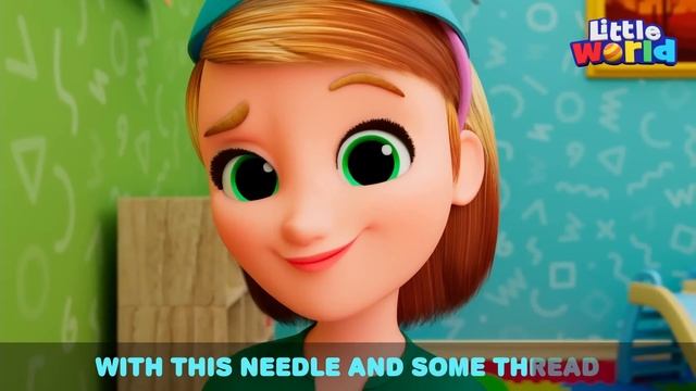 No No Play Safe | Boo Boo And Safety Song With Nina And Nico + More | Little World Nursery Rhymes