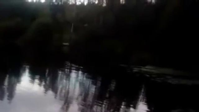 Вечер . Озеро. Пора домой.