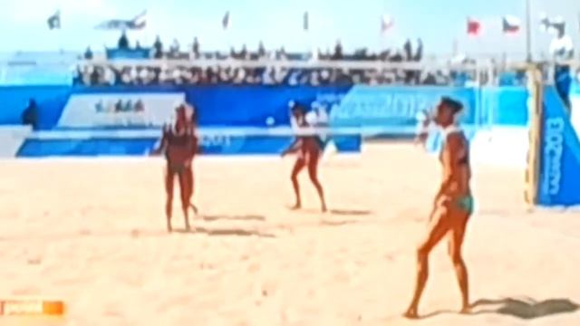 Пляжный волейбол Россия-США УНИВЕРСИАДА 2013