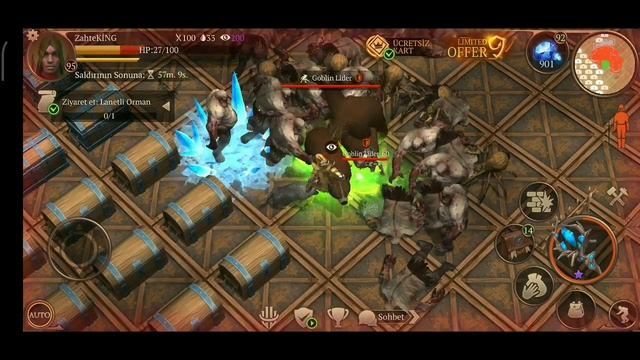 мифическая атака!!! Saga of Survival