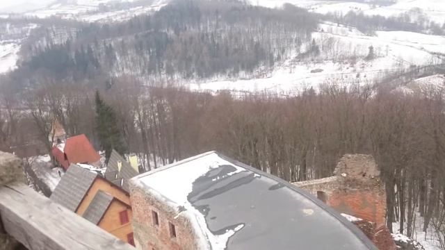 Замок Гродно, панорама с башни. 24/03/18 смотреть онлайн