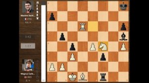 Magnus Carlsen vs Maxime Vachier-Lagrave | GRENKE Chess Classic and Open 2024 - Round 03 - Mar 27