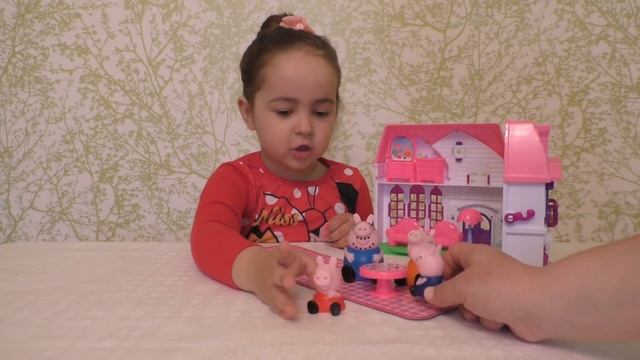 Свинка Пэппа и ее домик! В гостях у свинки Пэппы !Pig of Peppa and her house смотреть онлайн