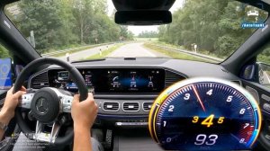 Mercedes GLS 63 AMG BRABUS 800   TOP SPEED on AUTOBAHN