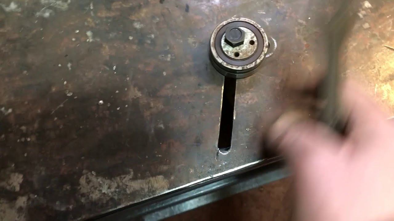 Доработка станка холодной ковки Упор к улитке. смотреть онлайн