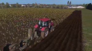 Работа на тракторе МТЗ 3022 в FARMING SIMULATOR 2017