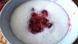 Малина,перетертая с сахаром