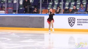 Соревновая по фигурному катанию. Карина Шамсетдинова 1 спортивный разряд короткая программа