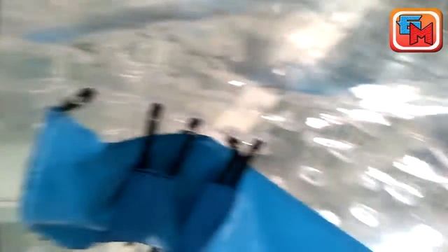 Надувной зорб диаметром 3м от "БатутМастер" смотреть онлайн