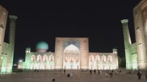 ✨ Самарканд ночью: Регистан в огнях 2025