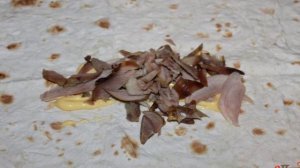 Лаваш на перекус с куриным мясом