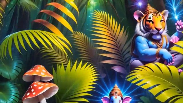 Psychedelic Trance - Speedsound Vs. Nexxus 604   T.H.C. and Mushroom mix 2025 (AI Graphic Visuals)
