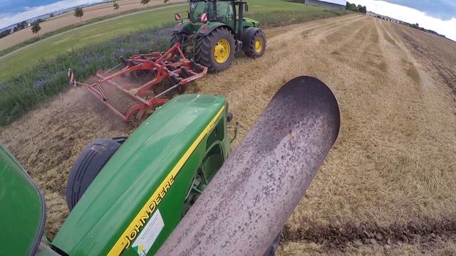 John Deere 8420 | Turbo Sound | Soundcheck | Schwere Zugarbeit