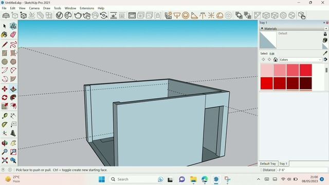 Sketchup Basic 3D Modelling 2023 / tutorial  for beginners
