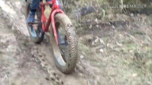 Фэтбайк по грязи