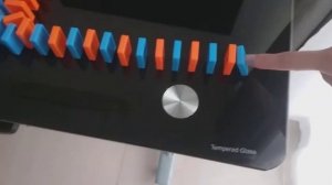The domino chain tricks part 9 (plastic domino tricks)