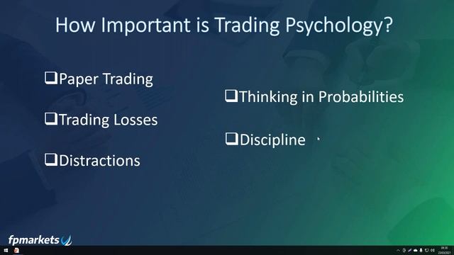 FP Markets Webinar: Introduction to Trading Psychology смотреть онлайн