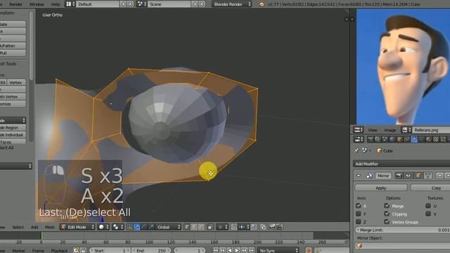Blender Karakter Modelleme Eğitim Serisi Göz Modelleme - Ders 3 смотреть онлайн