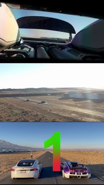 Tesla Eats $1Million Bugatti Veyron? #shorts смотреть онлайн