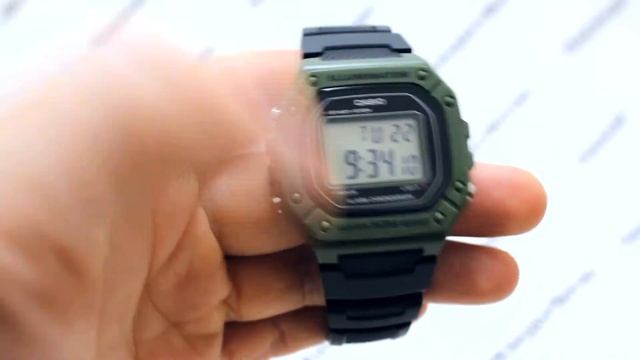 Часы Casio Illuminator W-218H-3A - видео обзор от PresidentWatches.Ru смотреть онлайн