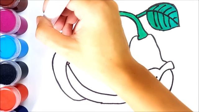 Сурет салу алма алмұрт банан | Сурет салып уйрену | Drawing for children apple pear banana смотреть онлайн