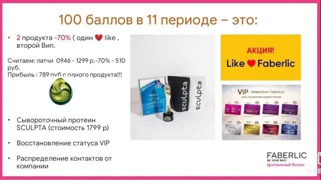 как сделать 100 баллов в Фаберлик