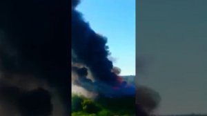Два взрыва в Новосибирске на газовой заправке.