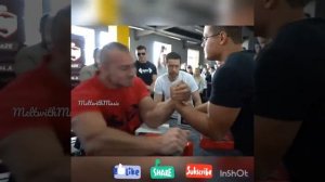 22 Years Old Arm Wrestling champion 🏆 Action clips 👌 MeltwithMusic