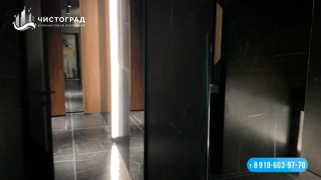 Послестроительная уборка ресторана.