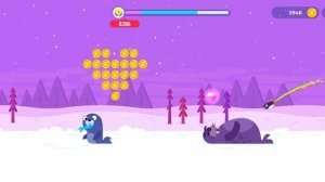 Alferio Games #91. Невероятные трюки и прыжки пингвина в новом уровне BounceMasters!