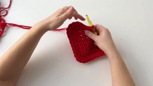 МК сумка сердце крючком. Вязание для начинающих #вязаннаясумка #crochetbag #сумкасердце #knitting