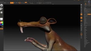 Zbrush 2018 - Uv Master and Painting Maps of Scrat from Ice Age - Part 03