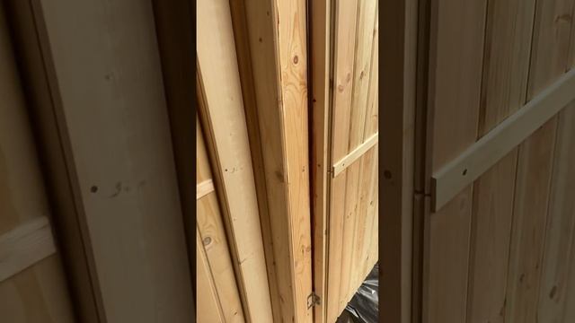 Баня из бруса. Полный обзор. Упаковка перед отправкой. #баня #баниспб #баняизбруса #shorts