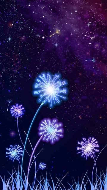 [Samsung Theme-Live Wallpaper]Neon Dandelion смотреть онлайн