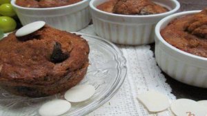 Кексы с шоколадом и семечками