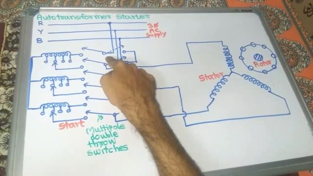 Autotransformer Starter in Three Phase Induction Motor