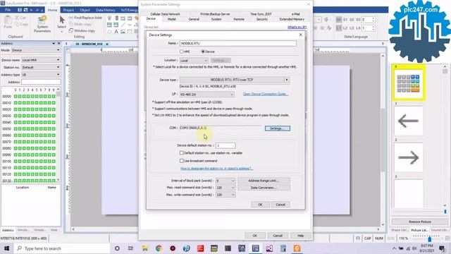 Schneider ATV312 "Modbus RTU" Weintek MT8071iE Tutorial смотреть онлайн