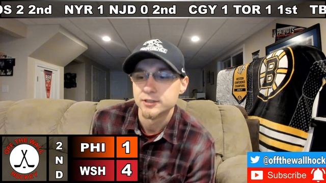 Philadelphia Flyers vs Washington Capitals Live NHL Play by Play Reaction + Chat