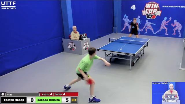 16:30 Третяк Назар 0-3 Завада Никита   стол 4 Юг-3 07.05.21
