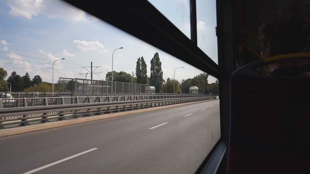 Poland, Warsaw, bus 518 ride from Milenijna to Pl. Trzech Krzyży смотреть онлайн